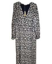 Boden V- Neck Navy Pink