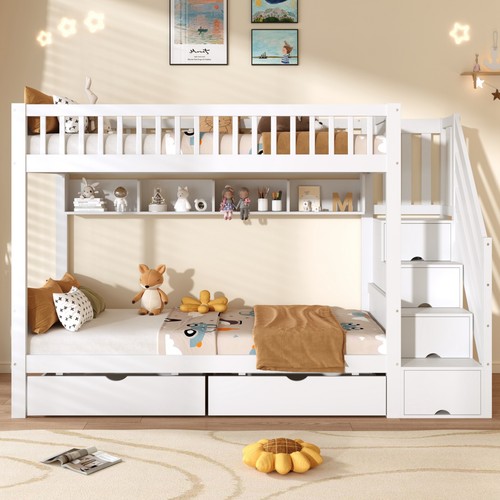 Double bunk bed 3ft - bunk, single