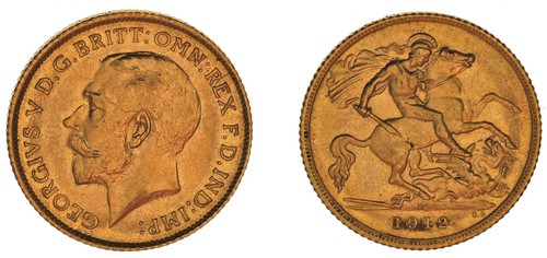 Gold sovereign 1 2 - 1/2, 1/2