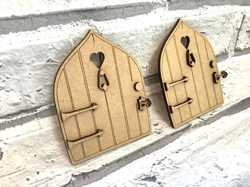 Laser cut fairy doors