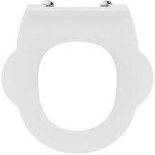 Armitage S454201 CONTOUR 21 White Standard Ring Toilet Seat top fixing