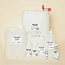 DISTILLED ULTRA PURE WATER STEAM PROCESS - 35ml to 1000 Litres