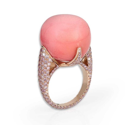 Lab created pink sapphire - created,