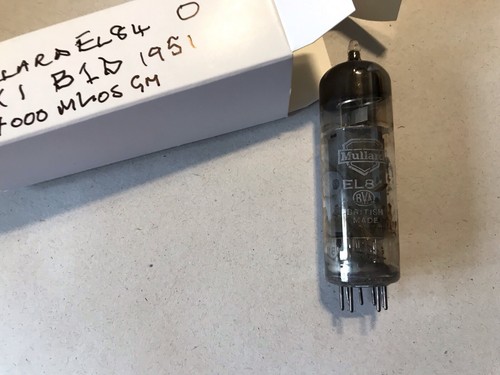 Mullard el84 6bq5 valve - mullard,