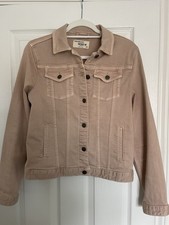 Fat Face Womens Tasha Denim Jacket Light Pink  Size 12
