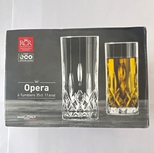 Rcr opera crystal tumblers - opera,