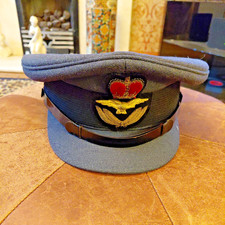 Vintage British RAF Officers Hat, Moss Bros. - Size Seven one eighth