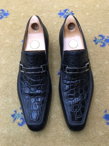 Gucci loafers crocodile shoes - loafers,