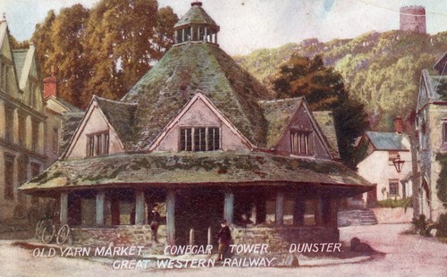 Gwr postcard coloured views - postcard,