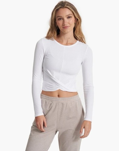Vuori white long sleeve cove - vuori,