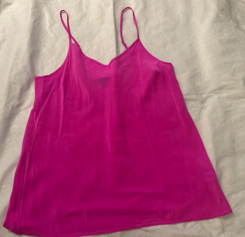 Crew fuchsia silk women s - j,