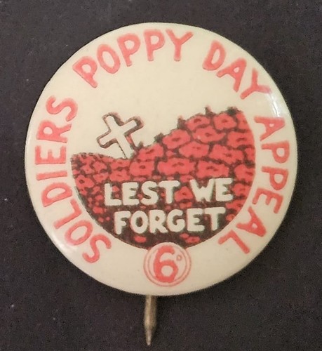 Soldiers poppy day appeal - poppy,