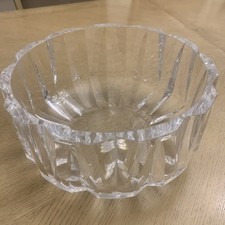 Orrefors Sweden, Sven Palmqvist  Round Bowl, Signed 10 1/2”x 5 1/4”H  39A