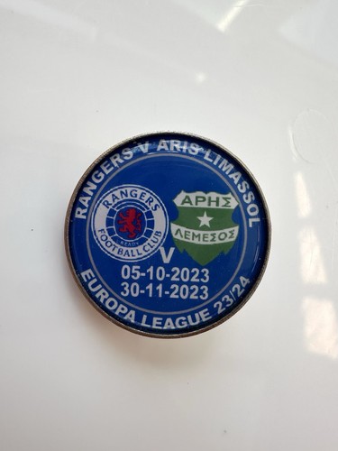 Rangers aris limassol pin - rangers,