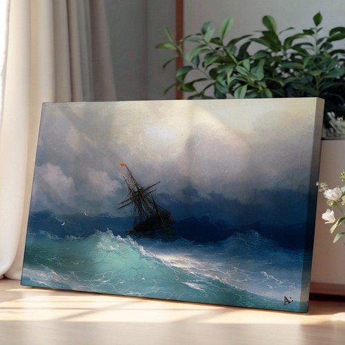 Ivan aivazovsky ship a - ivan, on