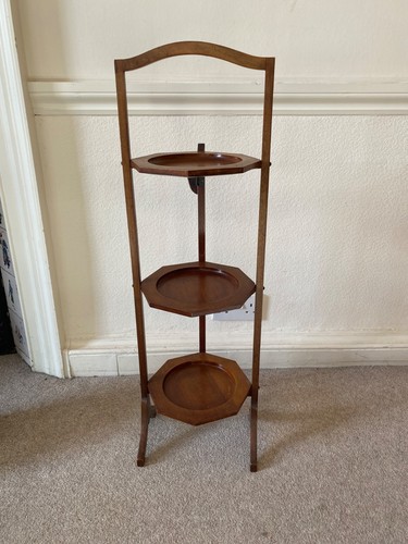 Vintage wooden folding cake - vintage,