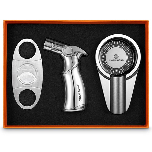 Cigarloong cigar cutter and - cigar,