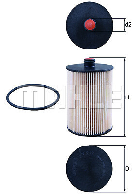 New fuel filter for - fuel, mk