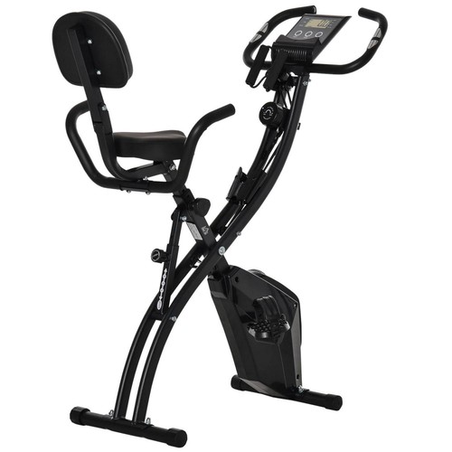 Folding exercise bike - 2-in-1,