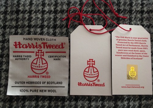 Harris tweed ha207 - tweed, ebony
