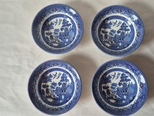 Four churchill blue willow - blue,