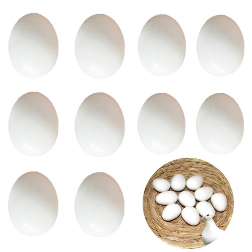 Pieces white fake eggs - pieces,
