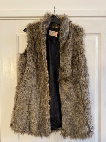 Bershka women faux fur vest - women's,