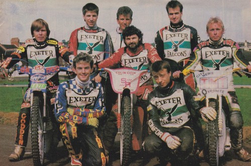 Exeter falcons 1988 speedway - exeter,