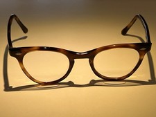 Vintage Artcraft Eyeglass Frames 4-5 1/2 Tortoise Shell Cat Eye Buddy Holly VTG