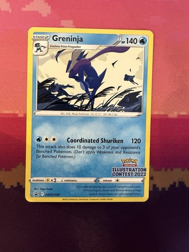 Pokemon card greninja - card,