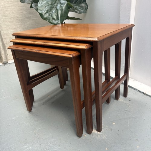 Vintage mcm teak nest - mcm, of