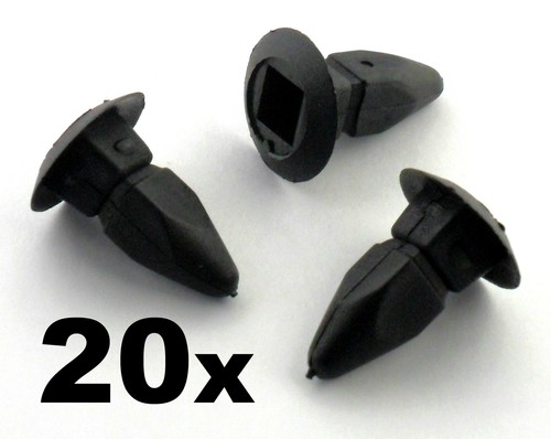 20x seat plastic grommet nut - plastic, nut-