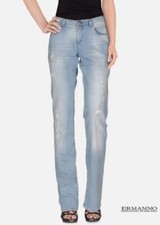 Ermanno Scervino Women's Blue Jeans Limited Edition Lightly Distressed - W29/L34