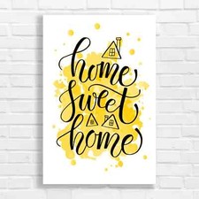 Cozy Home Sweet Home Yellow