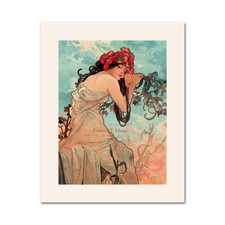 Art Nouveau Lady As Summer By