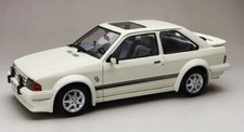Model road car Ford Escort RS turbo 1984 White Sunstar 4963R RHD diecast 1:18th