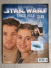THE OFFICIAL STAR WARS FACT FILE Issue 28 QUI-GON JINN Near Mint Condition