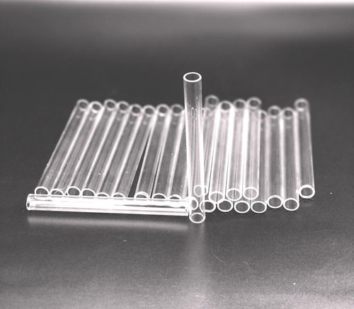 Long glass pyrex - (,