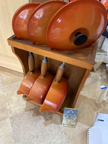 Creuset orange enamelled - orange,