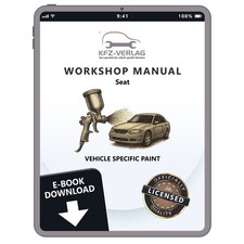 Seat Leon Type 1P 2005-2012 Paint Information Repair Workshop Manual eBook