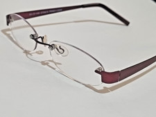 Foster Grant - Virginia Plum - Lightweight Rimless Reading Glasses + Free Case
