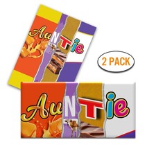 2 x Auntie Funny Chocolate Bar