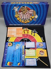 Vintage Bullseye Family Quiz Trivia Magnetic Darts Board Game 2004 - Complete VG