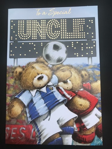 Uncle birthday card cute - birthday,