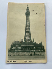 Blackpool Tower Postcard 1921