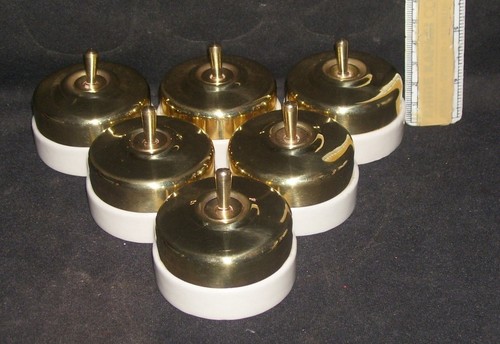 Vintage brass and ceramic - vintage, 2