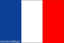 FRANCE FLAG 18" X 12" Boats
