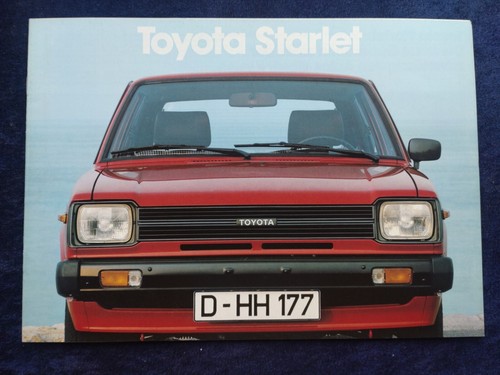 Toyota starlet brochure 1981 - starlet,