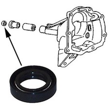 Oil seal for shift rod for