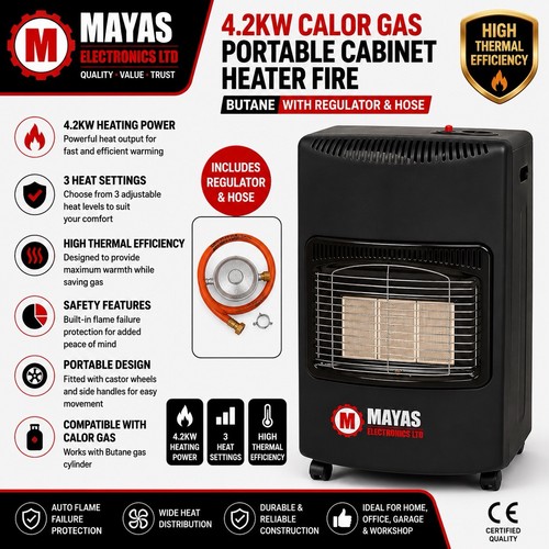 2kw calor gas - calor, portable